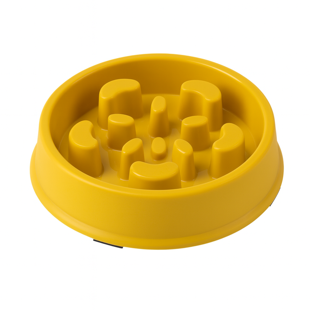 Petal-Shaped Slow Feed Dog Puzzle Bowl - Anti-Slip