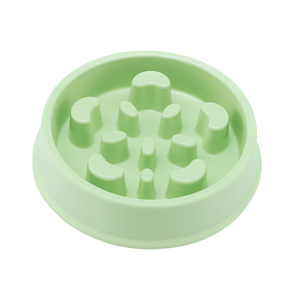 Petal-Shaped Slow Feed Dog Puzzle Bowl - Anti-Slip