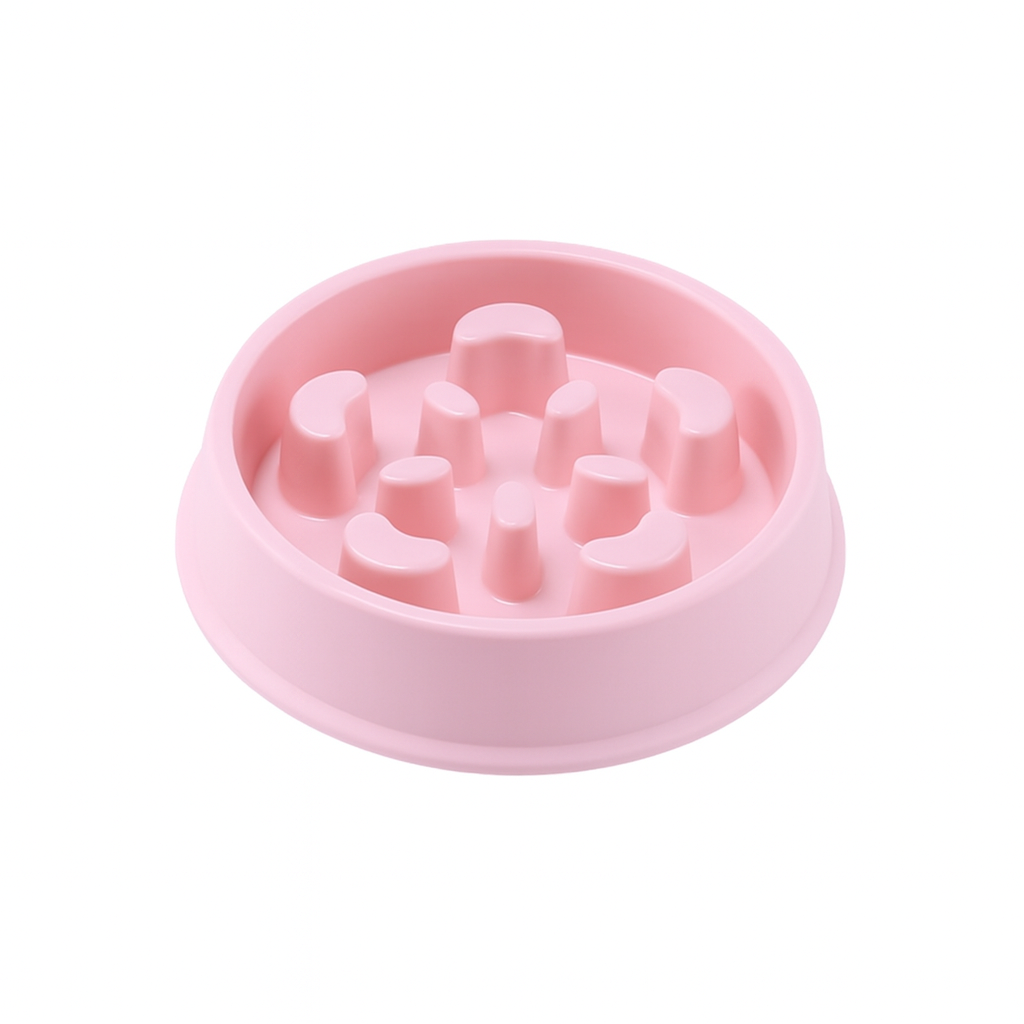 Petal-Shaped Slow Feed Dog Puzzle Bowl - Anti-Slip