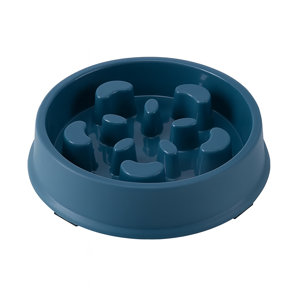 Petal-Shaped Slow Feed Dog Puzzle Bowl - Anti-Slip