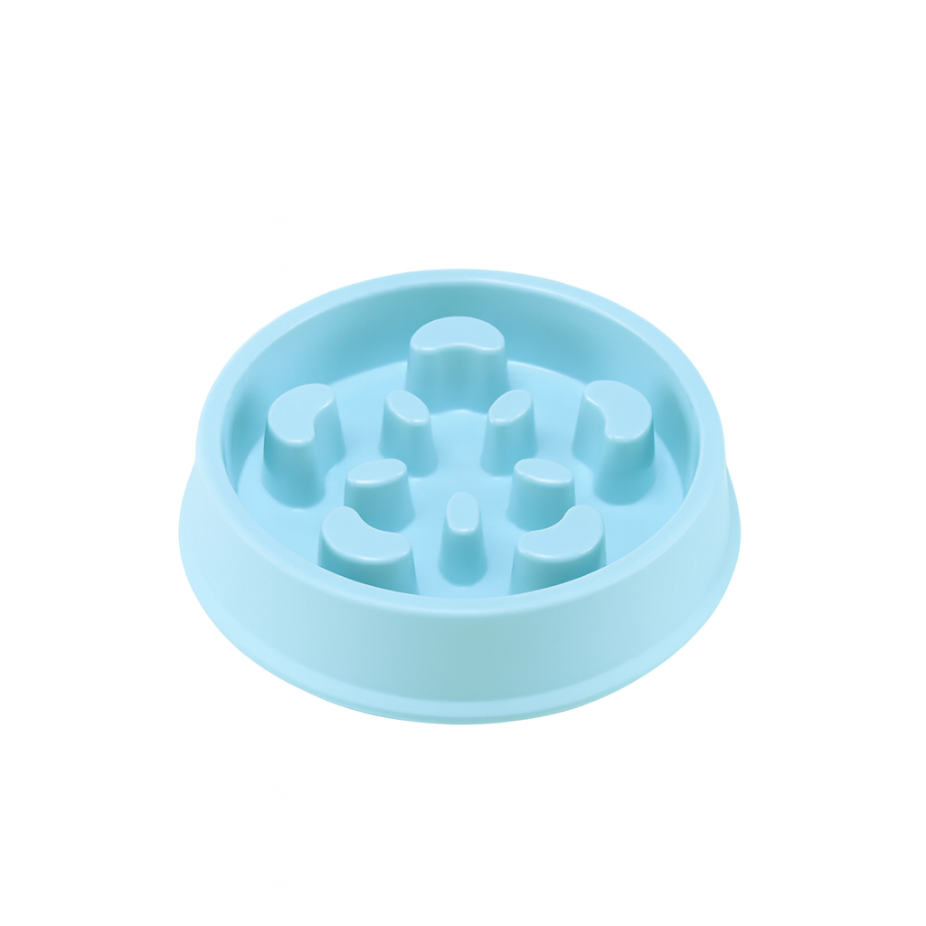 Petal-Shaped Slow Feed Dog Puzzle Bowl - Anti-Slip
