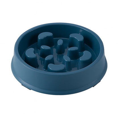 Petal-Shaped Slow Feed Dog Puzzle Bowl - Anti-Slip