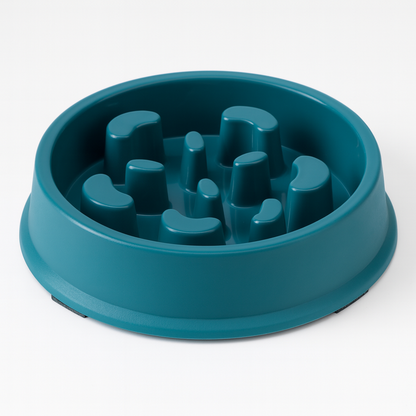 Petal-Shaped Slow Feed Dog Puzzle Bowl - Anti-Slip